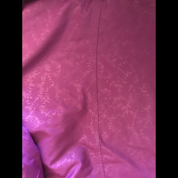 COLUMBIA Hooded Rain Jacket Sangria / Plum / Boysenberry Purple Sz S - Picture 6 of 7